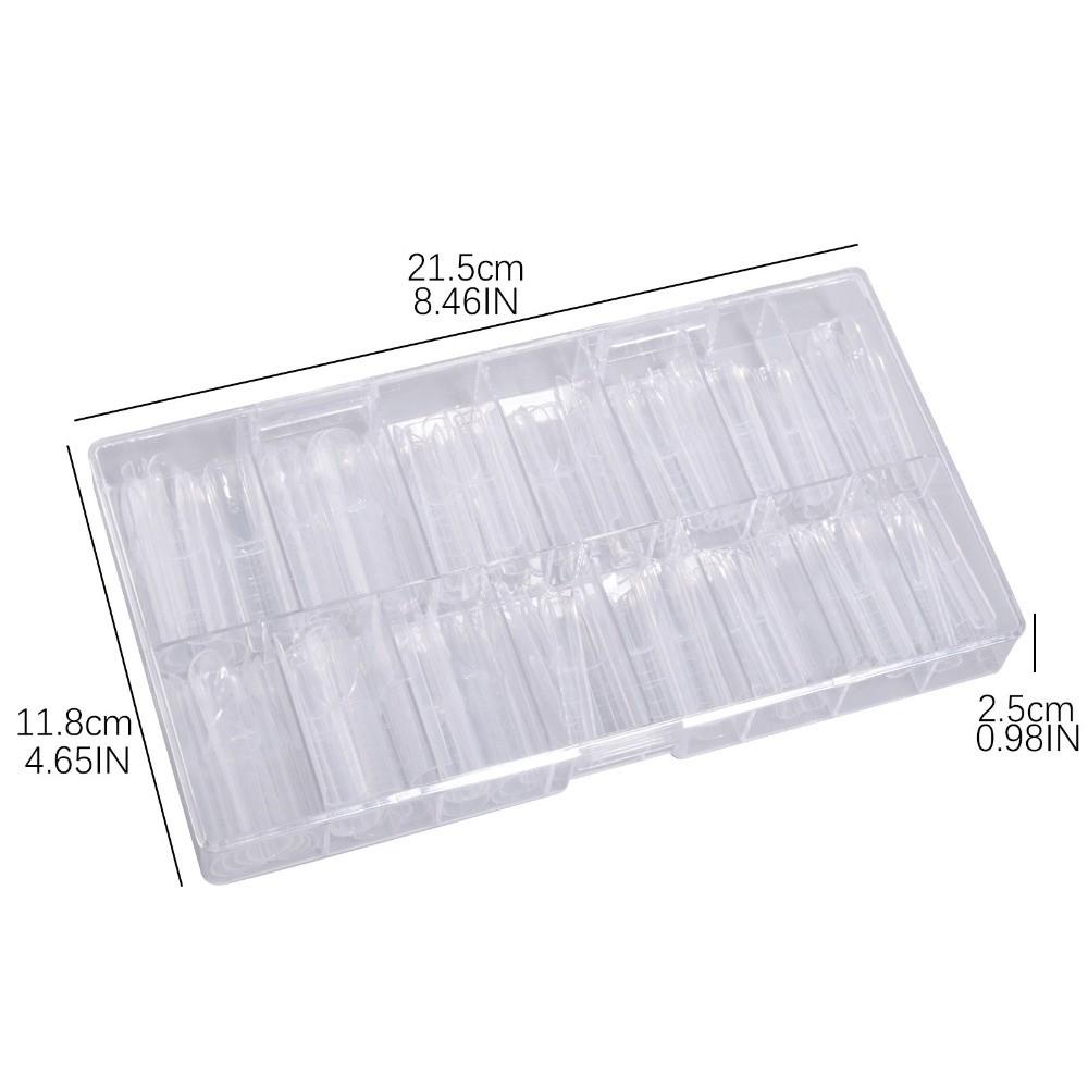 150Pcs Transparent False Nail 15 Sizes Nail Extension Form New Dual Nail Form  for Nail Art Salon
