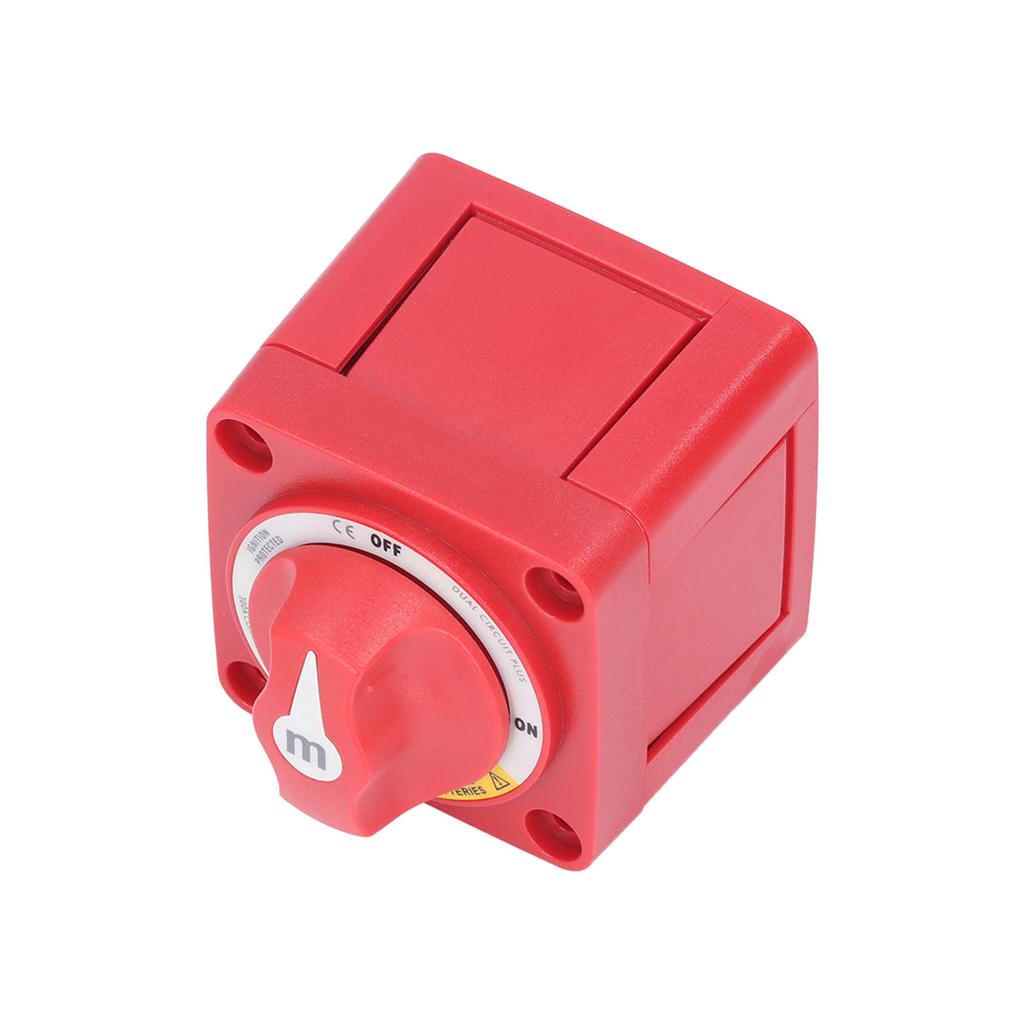 Battery Switch On Off 300A 12V24V Dual Circuit 4 Terminals Ignition Protected for Yachts RVs