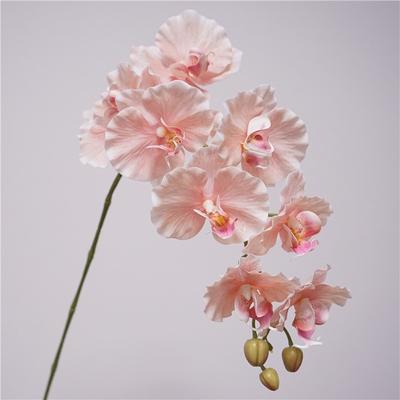 98cm Mehrfarbige Seidenblume 9 Köpfe Künstliche Schmetterlingsorchidee Draht Innenfutter Realistisches Gefühl Gefälschte Phalaenopsis