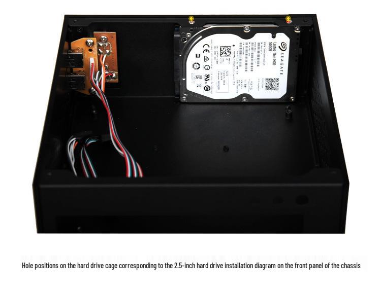 XQBOX A01 HTPC ITX Mini Chassis: Compact Horizontal Industrial Control Case