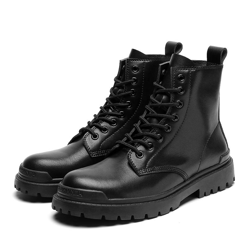 Echte Martin Stiefel Innenhöhe Erhöhung High Top Britischer Stil Atmungsaktive Stiefel Comic-Con Spiel