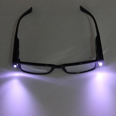 Occhiali da lettura con montatura unisex Occhiali da vista spettacolari con lente d'ingrandimento diottrica a luce LED