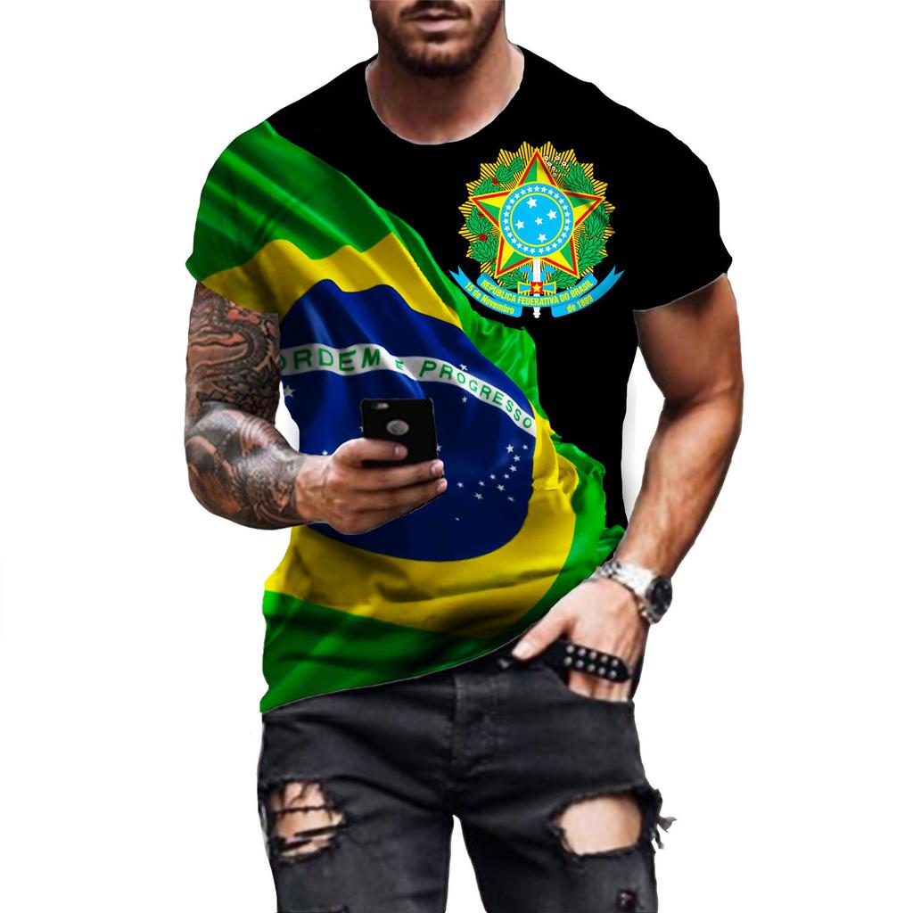 Lockerer Rundhals Kurzarm Modisches Herren Oberteil Lässiges Vielseitiges T-Shirt Bequeme T-Shirts Herren