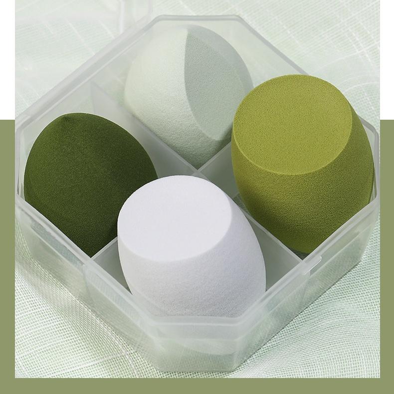 4Pieces Makeup Sponge Blenders Blending Sponge Foundation Applicator Cosmetic Sponges Makeup Tools