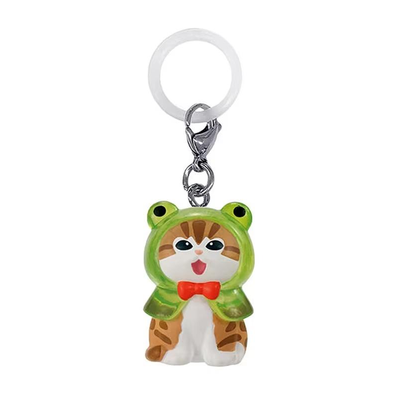 Seria Originală Mofusand Pisică Rechin Jachetă de Ploaie Cutie Oarbă Mini Figurină de Acțiune Kawaii Breloc Pandantiv Rucsac Cadouri Surpriză