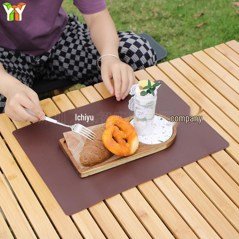Waterproof Outdoor Leather Picnic Mat - Large Size for Camping and BBQ
