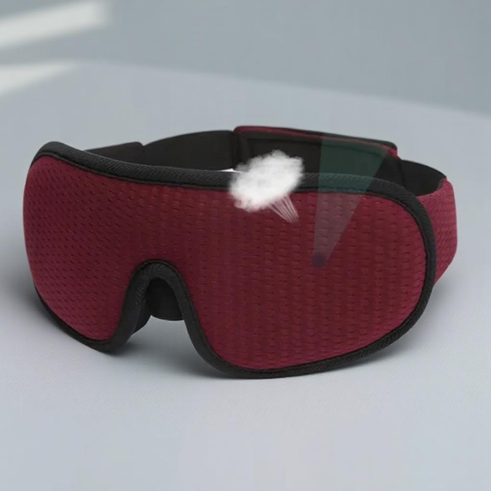 3D Breathable Sports Fabric Eye Mask for Men Women Sleep Eye Cover Ideal for Travel Night Sleep Napping