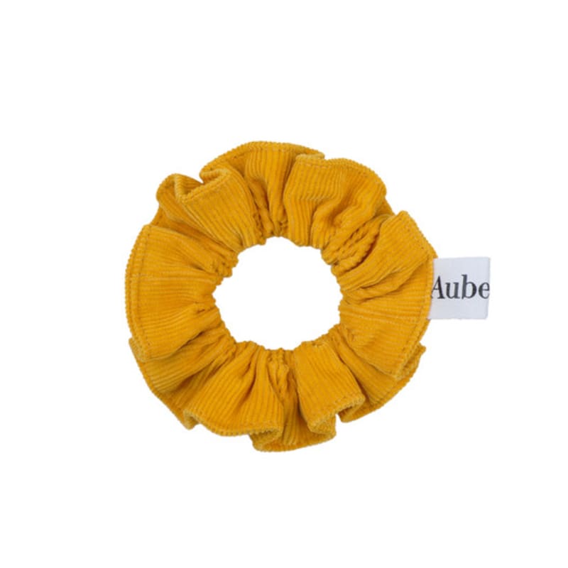 

Aube nuit Cozy Corduroy Winter Hair Scrunchie Winter Mustard XS XS