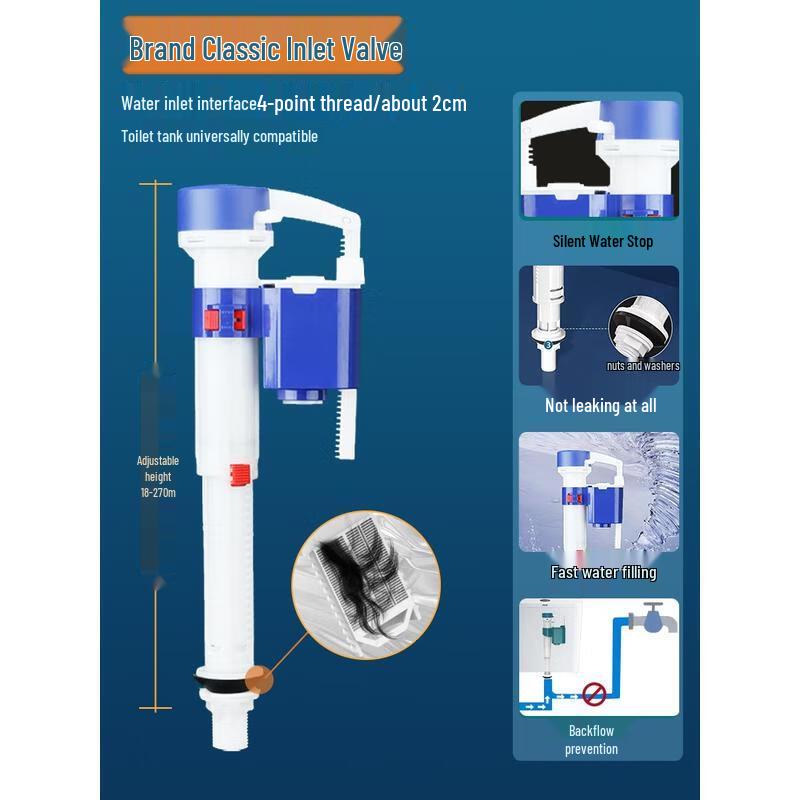 HANDUNYOU Universal Toilet Fill Valve