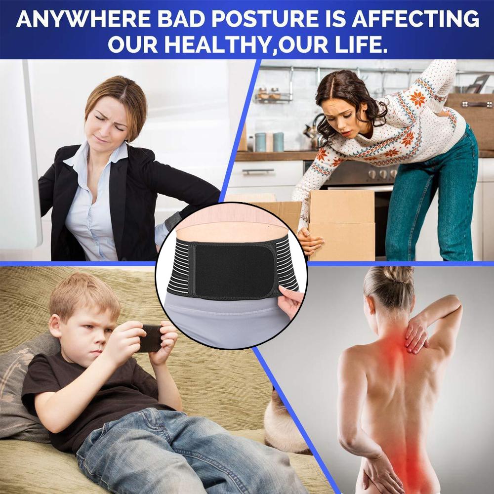 Lower Back Support Lumbar Support Women's Waist Support Position Back Support Adjustable Bracket Support Belt