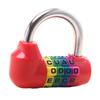 Keyless Mechanical U Padlock Combination Lock Four Letter Code Portable Padlock for Home Drawer and Dorm Locker