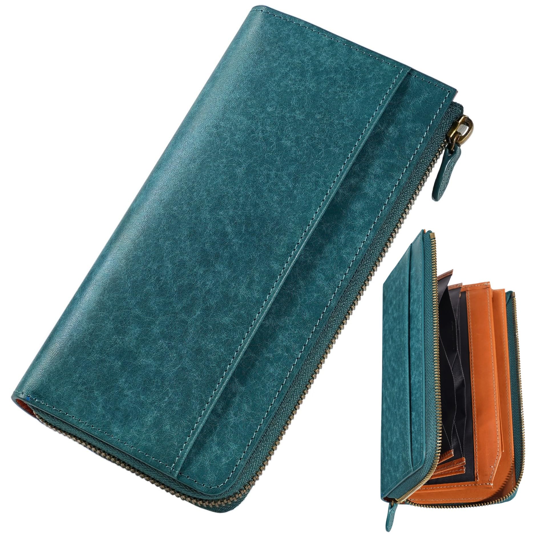 

Long Coin Large 20 Will Not Easy to Italian Made by Top Leather Genuine YKK Zipper [Fabrizio] Wallet, Men s, Women s, Wallet, L-shaped Zipper, Bifold,