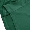 Men Green Short Sleeve Hooded Henley Neck Drawstring Casual Summer T Shirt
