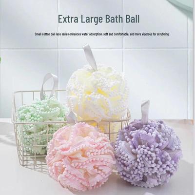 Premium Soft Exfoliating Bath Flower Ball – Durable, Large, and Luxurious Bubbles for Men & Women