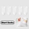 5/10pairs Disposable Travel Socks for Men Women Washable Sock One Time Small Portable Breathable Cotton Sock for Business Trip