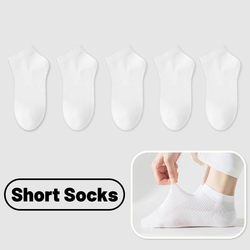 

5/10pairs Disposable Travel Socks for Men Women Washable Sock One Time Small Portable Breathable Cotton Sock for Business Trip 5pairs
