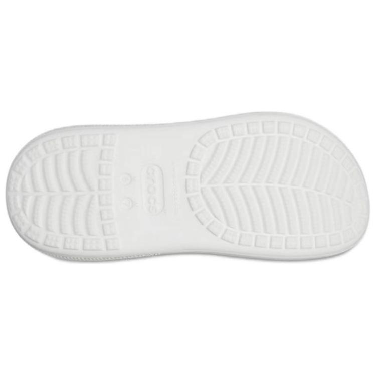 Crocs Crush Clog Cartoon Bear STAR Casual Fashion Clogs Unisex White
