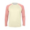 Men's Contrast Color Raglan Long Sleeve Sports Top