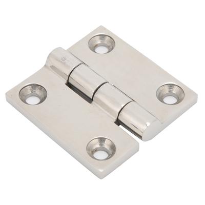 Charnière de porte en acier inoxydable Charnière robuste Matériel de remplacement Accessoires pour bateaux 50x50mm 2.0x2.0in