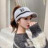 Winter   Versatile Topless Baseball Cap For Women With Ear Protection