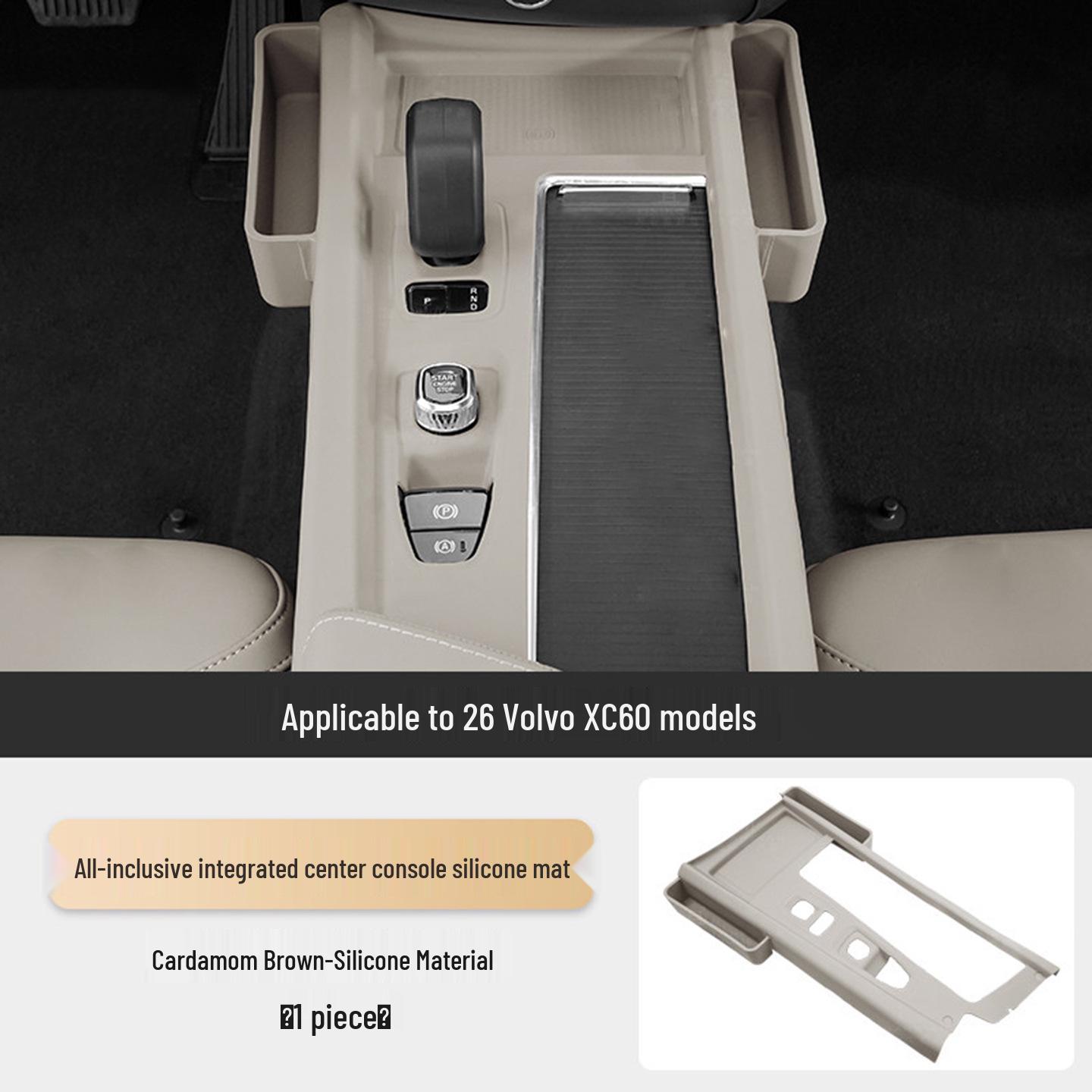 Volvo XC60 Silicone Anti-Slip Center Console Protective Pad