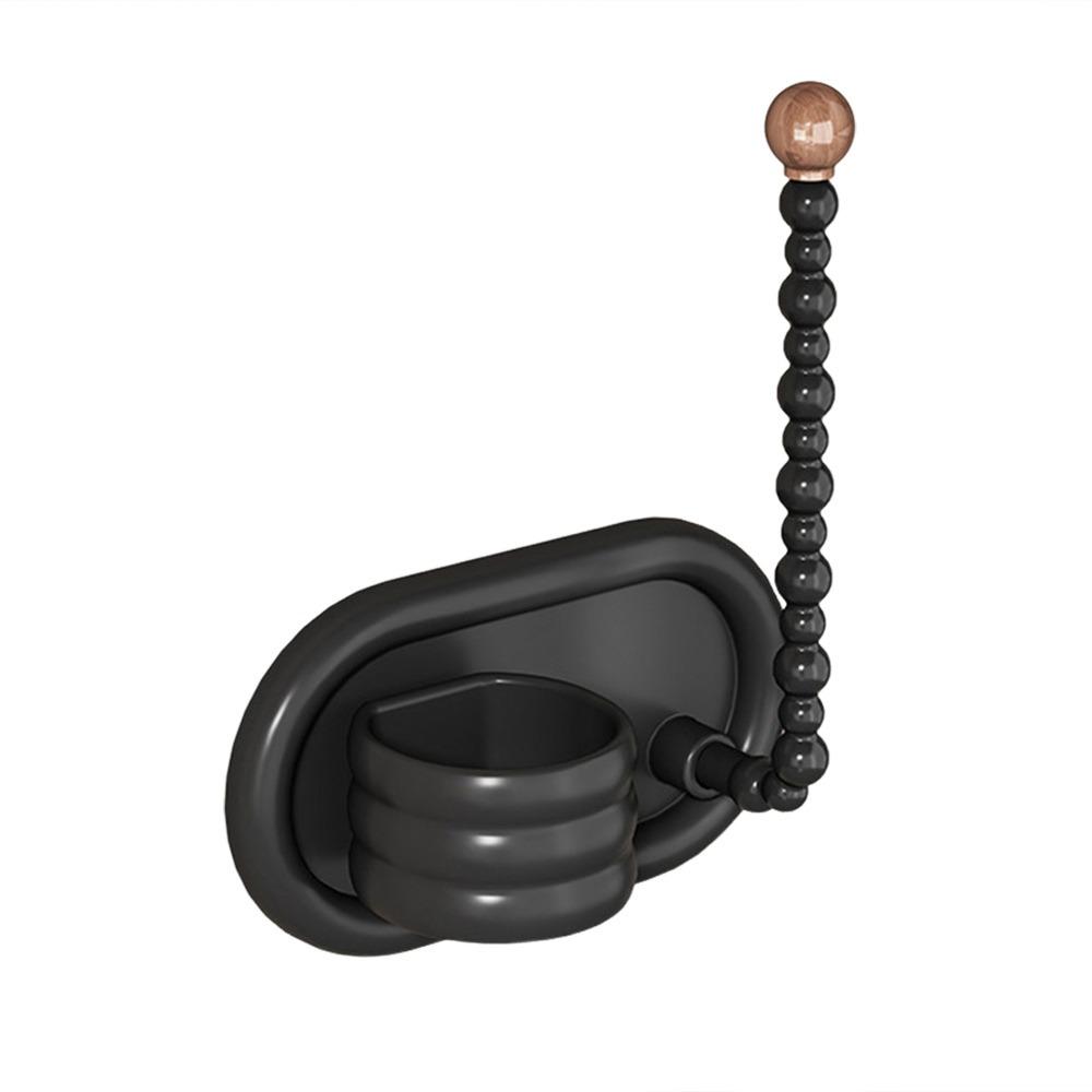 Multi-purpose Wall Mounted Headband Hook Punch-Free Space Saving Hair Dryer Bracket Self Adhesive Wall Hanging Hook