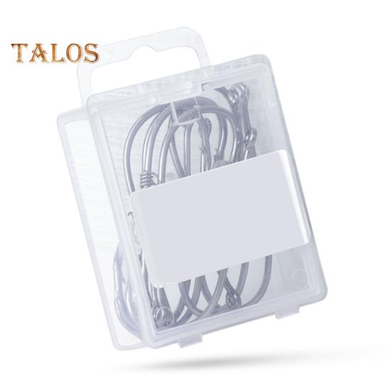 10Pcs Live Shrimp Fixing Hook Heavy Duty Carbon Steel Barbed Fishhook with Hole Freshwater Saltwater Fishing Hook Fishing Accessories