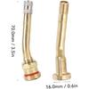 Tire Valve Stems, 20pcs Extension Copper Tire Inflator Nozzle Tire Valve Stem Tool for Light and Heavy Trucks, Trailers, Rvs and Recreational