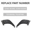 1 Pair Rear Bumper Step Pad Protector Guards Cover For Toyota Tundra 07-13 Repalces TO1196100/TO1197100 52163-0C040/52164-0C040