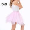 Women Tulle Skirt 50s Tutu Petticoat Elastic Waist Short Ballet Crinoline Petticoat Carnival Costume Underskirt