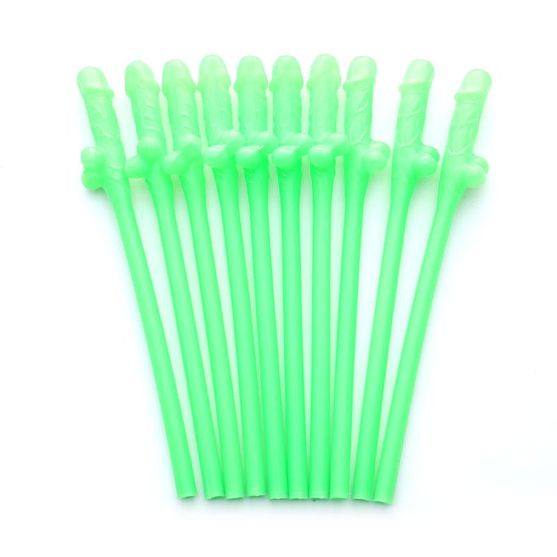 Hens Party Accessory Drink Plastic Willy Dick Dicky Straws Novelty Nude Straw