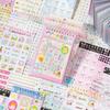 Decorative Sticker Book 63Sheets/Pad Water Resistant PET Sticker for Journal Notebook Planner Album Embellishments