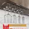 Stainless Steel Hanging Wine Glass Rack for Upside-Down Storage