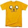 26 Adventure Time Jake Head T Shirt Mens Licensed Cartoon Merchandise Gold Unisex T-Shirt