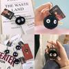 Handmade Miyazaki Hayao Spirited Away Briquettes Plush Doll Key Chain Schoolbag Charm