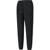 Fila AP. Serie Einfarbige gerippte hochelastische Stricksporthose Damen Hose Tiefschwarz A11W511610F-BK