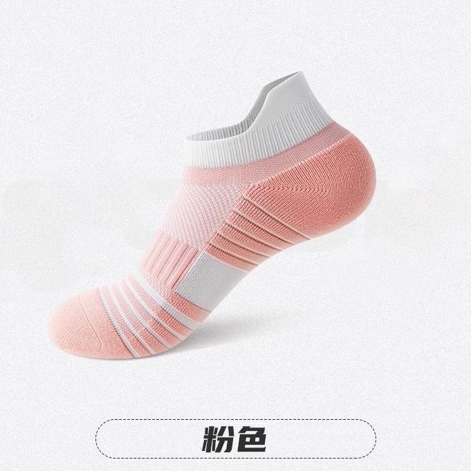 Sports Socks, Women's, Short Socks, Thin, Sweat Absorbing and Non Slip, Women's, Professional Badminton Socks, Running. Thick Soled Socks with Towels