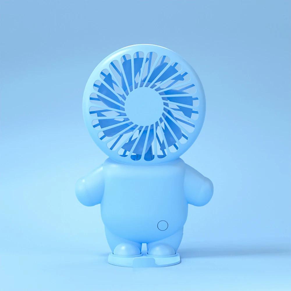 Summer Rechargable Small Fan Portable Handheld USB Mini Astronaut Fan Desktop Fan For Outdoor Camping Small Fan Hand Held Fan