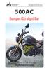Wuji 500AC Motorcycle Front Bumper Racing Guard Modification Anti-Fall Bar