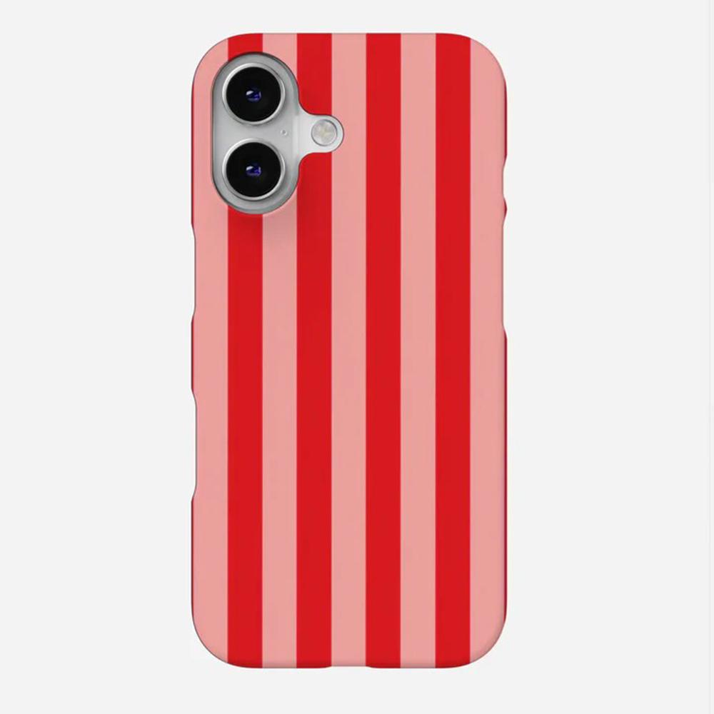 

Роскошный цветной полосатый чехол Clmj Korean для iPhone 17 17e 16e 16 15 14 13 12 11 XR XSMAX 7 8 Air ProMax Plus Двухслойный iPhone 11