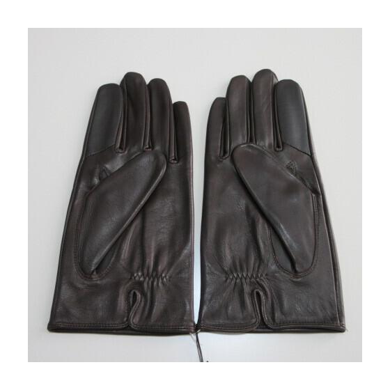 Used Men's Gloves / Leather Gloves [LANVIN] Lambskin Gloves Smartphone Compatible Made in Japan 23 / Dark Brown