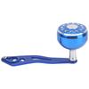Angelrolle Griffgriff Aluminiumlegierung Baitcasting Rolle Wippe Ersatz 8x5mmB Typ Blau