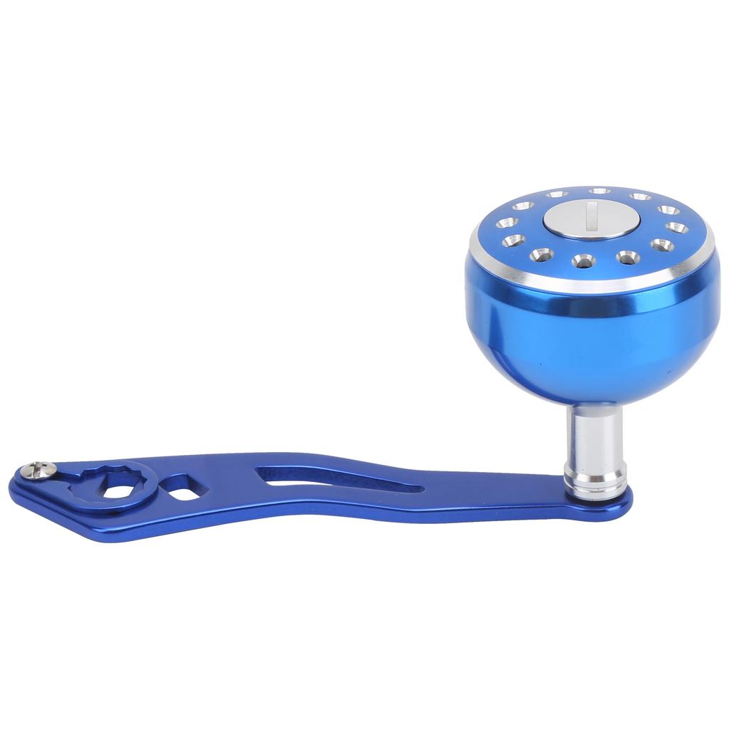 Angelrolle Griffgriff Aluminiumlegierung Baitcasting Rolle Wippe Ersatz 8x5mmB Typ Blau