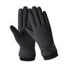 Leder Dick Thermisch Trendig Touchscreen Fäustlinge Vollfingerhandschuhe Damen Handschuhe Winterhandschuhe
