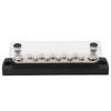 10 Way Power Distribution Block Bus Bar M6 Studs High Electrical Conductivity With Transparent Prote