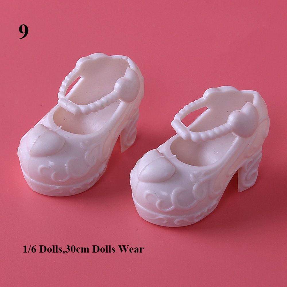 1Pairs Multistyles Sneakers High Heel Foot Flat Shoes Sandals For 30Cm Doll Daily Wear Fashion Shoes For 11.5" Doll Accessories Set