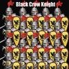 Medieval Military Soldier Series Building Blocks Castle Black Eagle Green Dragon Knights Figures Militia Accessories Bricks Toys