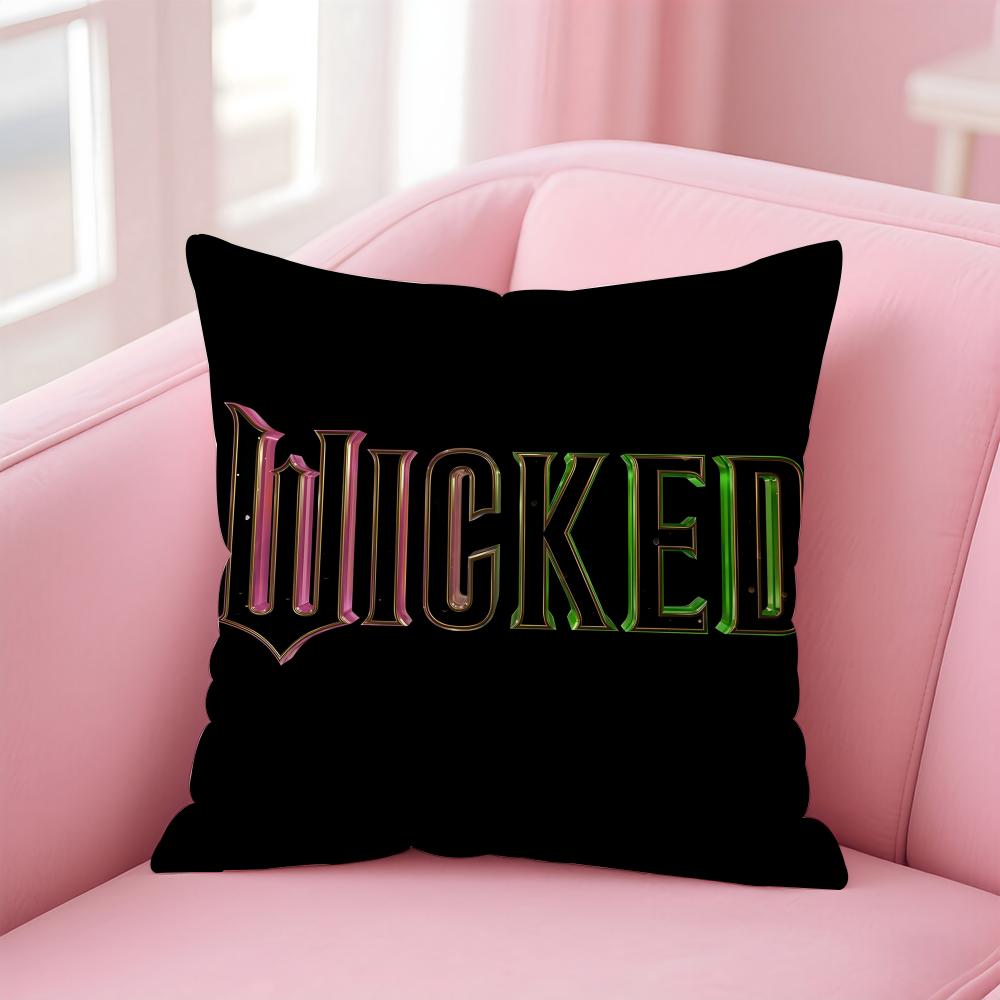 Epic Classic Dark American Movie WWicked Cushion Cover Pillowcase Short Plush Invisible Zipper Room Sofa Cushion Cover