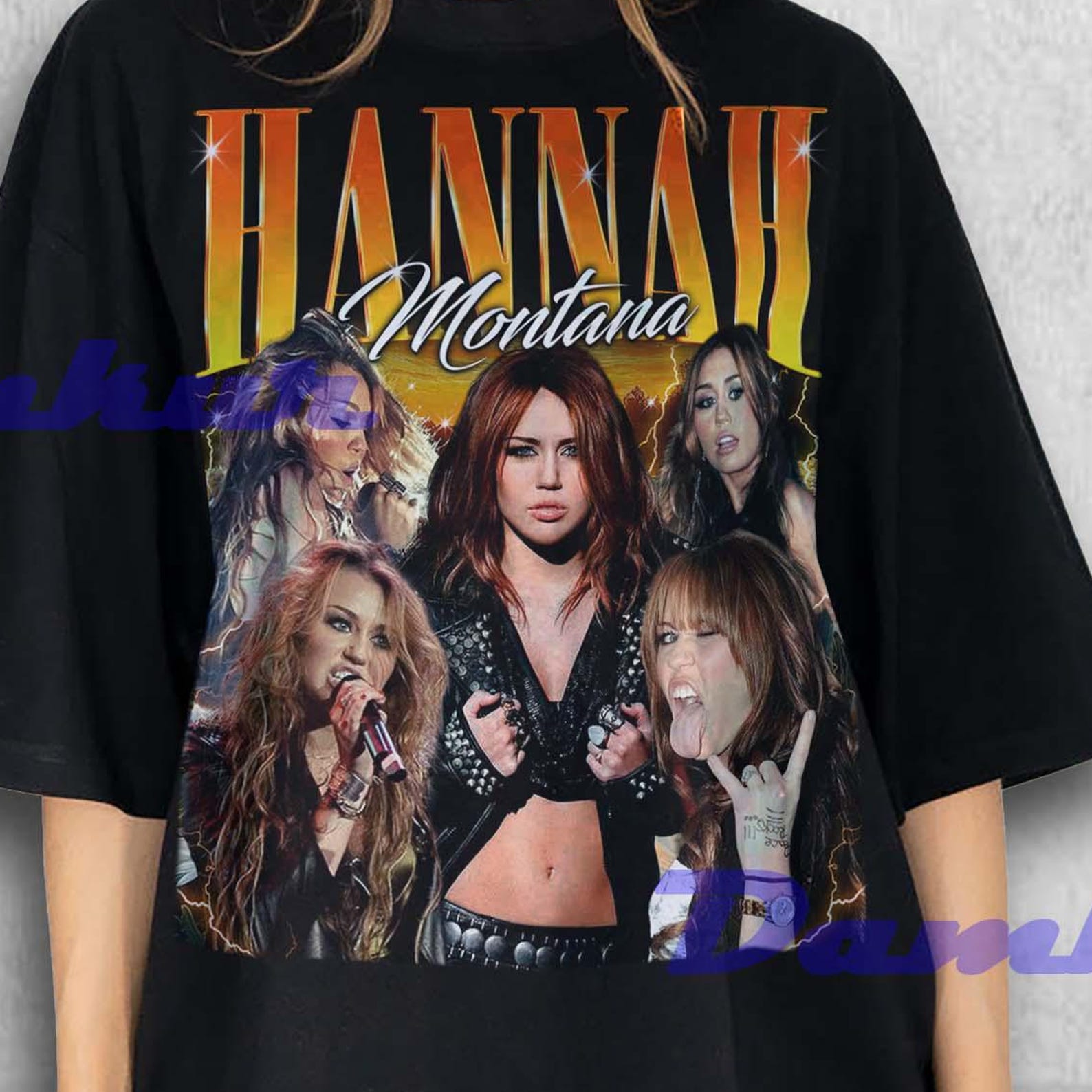 Hannah Montana Shirt, Hannah Montana Retro TShirt, Hannah Montana Vintage American Sitcom, Hannah Montana Tees, Hip Hop Rap T-shirt 3XL