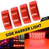 RedAmber 6" LED Side Marker Lights Clearance Turn Signal Light Trailer Truck EA